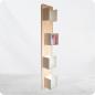 Preview: Bücherregal 180 cm - Holz und Stahl