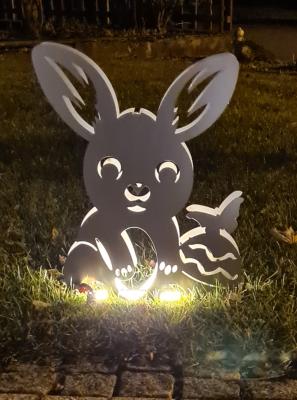 Gartendeko - Stups der Hase 3D