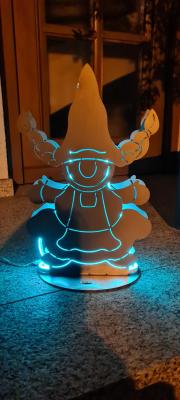 Preview: Gartendeko - Wichtel Kathi in 3D