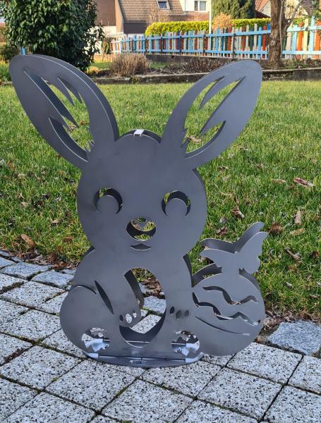 Gartendeko - Stups der Hase 3D