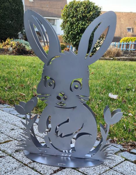 Gartendeko - Berta die Häsin 3D